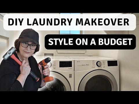 Small Laundry Room Makeover on a Budget | Functional & Stylish Upgrade