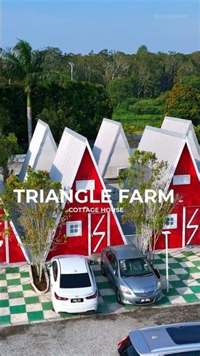Triangle Farm Cottage House Selangor Malaysia Unique Homestay in Sekinchan Paddy Fields
