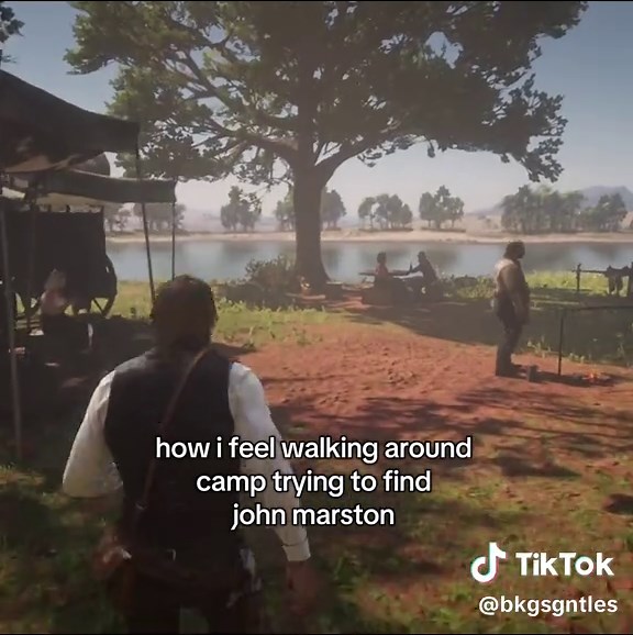 Exploring Camp in Red Dead Redemption 2