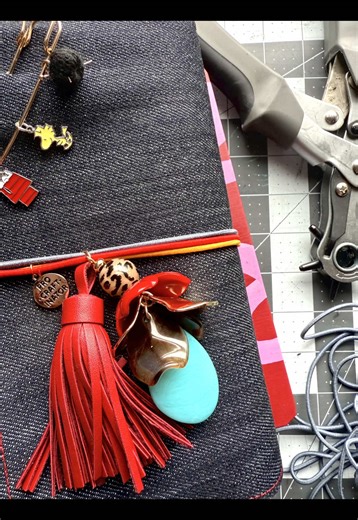 SEWING MINI SERIES: Denim Part 4 #sewingtiktok #journaltok #louisecarmen #travelersjournal