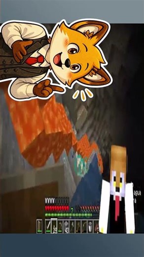 Un empujón sucio😠 #minecraft #shorts