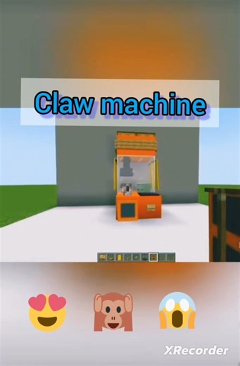 how to make claw machine in minecraaft