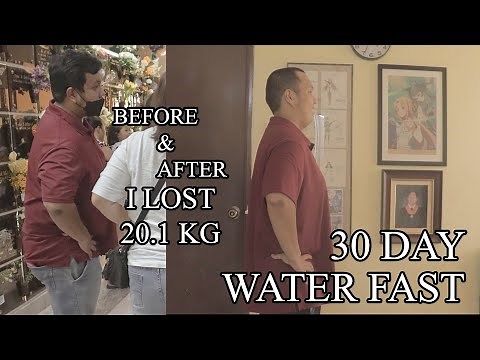 30 DAY WATER FAST! DAY BY DAY RESULT!