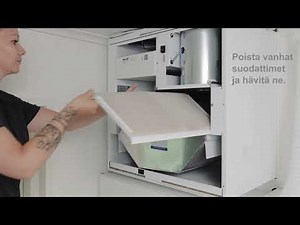 Näin vaihdat suodattimet Vallox-ilmanvaihtokoneeseen