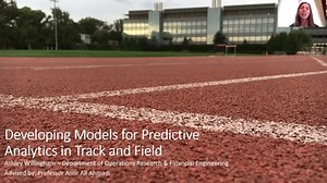 Developing Models for Predictive Analytics in Track and Field