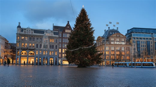 🎄 Amsterdam Christmas Walk 2024 – Magical Christmas Lights in 4K
