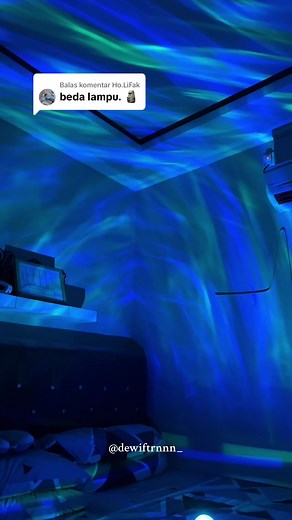 Membalas @Ho.LiFak the rill cuyyy #lampuproyektormini #lampuproyektoraurora #lampuaesthetic #lampuproyektorgalaxy