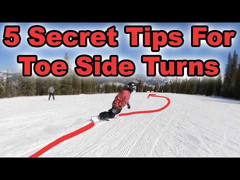 Beginner Snowboard Toe Side Turn Guide