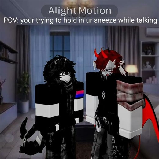 POV:your trying to hold in ur sneeze while talking. (The audio is prob from Kenji idk-)