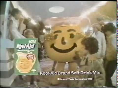 Kool Aid drinks Apple flavor classic commercial