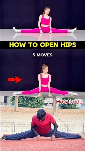 How to do 😯 Middle split #shorts #tutorial #trending