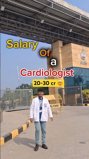 Salary of a cardiologist 🤑🩺! Crores ?| #aiims #neet #neet2026 #aiimsdelhi