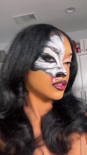 Big bad wolf #halloween #makeup #wolfmakeup #fyp