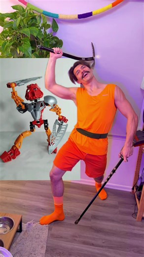 LEGO Bionicle Pose IRL - Creative Imagery