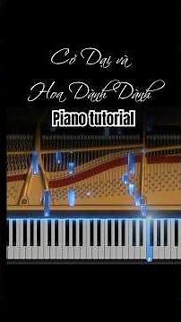 Cỏ Dại Và Hoa Dành Dành Piano Tutorial #trinhatpiano