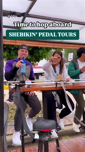 When in doubt, pedal it out! 🚲🍻🤩 Whether you’re a local or just visiting, there’s no better way to immerse yourself in the vibrant atmosphere of Sheboygan than by hopping aboard Shebikin’. This pedal tavern is a fun group activity (15 people max, 6 people min) for those wanting a unique bar experience and pub crawl in Sheboygan while enjoying a few refreshments (bring your own beer or wine cooler. Just no hard liquor) and listening to music. But the fun doesn’t stop there. After your pedal-po