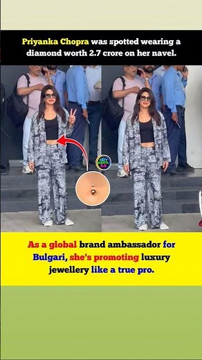 Priyanka Chopra Flaunts ₹2.7 Cr Diamond Navel Jewel 💎✨