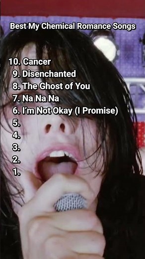 Top 10 Best My Chemical Romance Songs #mychemicalromance #top10 #bestsongs #bestmusic