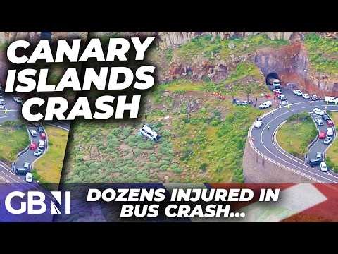 Canary Islands crash latest: British tourist dead and dozen injured after bus crash | BREAKING