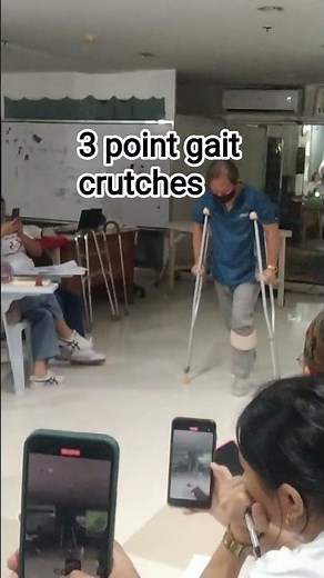 3 point gait crutches (caregiving)