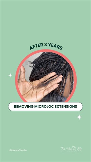 Typically we’d say there aren’t any cons with getting Microloc Extensions. That is until the day comes when we must lovingly encourage clients to come out of them. That is when the adamant refusals and full on tantrums ensue 😣. On average, it takes clients a whole year to finally acquiesce, and Wakiti was no exception. She gave Hahleemah the blues with this Microloc Extension journey. Her natural Microlocs are just beautiful as we knew they’d be once the extensions were removed. She tried to hi