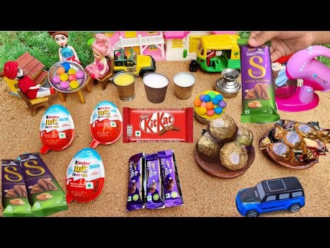Miniature All Chocolate Cake Recipe ||Miniature Kinder Joy Chocolate Cake || All Chocolate Cake