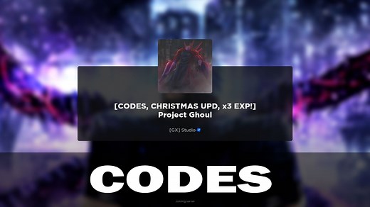 Project Ghoul codes (December 2025)