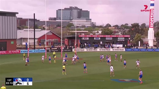 Campbell Lake gets the first for Southport Sharks VFL! 🎥: Watch the Smithy’s VFL Finals Series live and free on the AFL website and AFL Live Official App: http://afl.to/3PJDw4u | Victorian Football League (VFL)