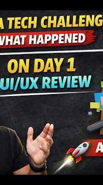 Kinel Academy Tech Content Challenge |Day 1 | Introduction | UI/UX Review | ADOT Talks.