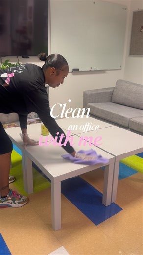 1.7K views · 53 reactions | Gotta love a nice clean work environment. 什 #cleanwithme #cleaninghacks #cleaneithmr #charlottecleaners #housecleaning #officecleaning | Jayleena Naut | Facebook