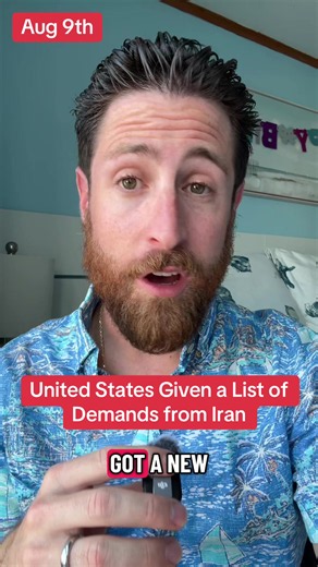 United States Given a List of Demands from Iran | super power