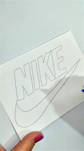 Huangaa on Instagram: "Nike coloring Asmr! #coloring #asmr #satisfying #painting #acrylicmarkers #nike"