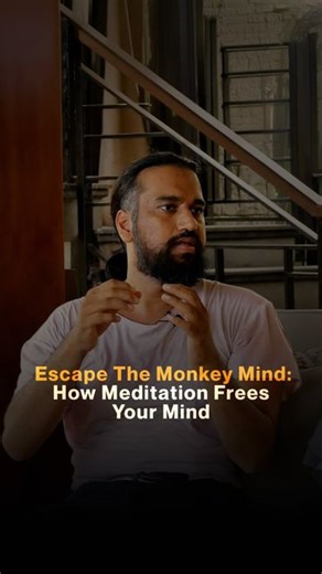I Am Creation | Retreats & Events | Community | Podcast on Instagram: "Is Meditation The Key to Escaping the Monkey Mind? 🧘🏻🧘🏼‍♀️🧘🏿‍♂️ In our latest I AM CREATION podcast episode, we dive deep with Tantra master @satyarthiprateek who shares powerful insights on how to break free from the chaotic “monkey mind”. According to Sathriarti, „Tantra is meditation and celebration” - a sacred practice that guides you to silence the constant chatter in your head and connect with your true essence 🕊