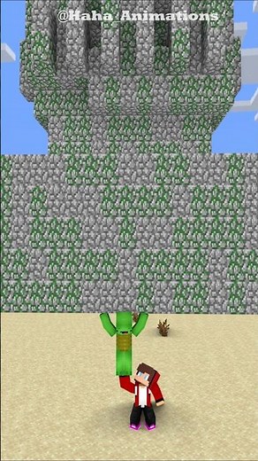 Mikey and JJ show off their talent #minecraftanimation #funny