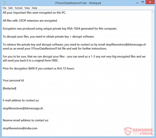 Guía definitiva para eliminar STOP/DJVU Ransomware & Descifrar archivos