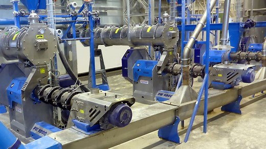 Feed Extrusion and Production of Feed Mixtures