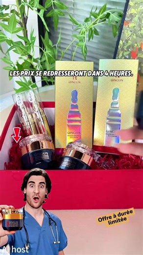 Cette crème visage 6 en 1 vous fera paraître 10 ans plus jeune. Le secret du visage, du cou, de la peau et des yeux.#qinglin#facecream#eyecream#neckcream#antiwrinkle