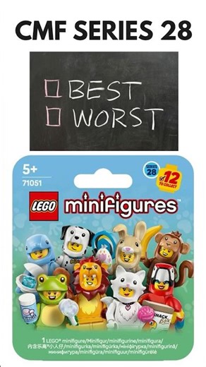 LEGO CMF Series 28 Animals - Ranked (71051)