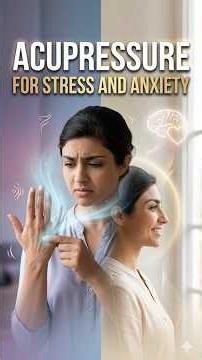 Acupressure for Stress And Anxiety. #anxiety #stressrelief #stress