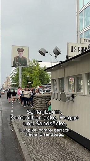Warst du schon am Checkpoint Charlie? #deutschlernen #learngerman #shorts