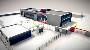 University High School 2 Interior Exterior - Buy Royalty Free 3D model by Drone5