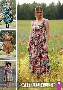 Tiered Dress & Skirt PDF Sewing Pattern - Dream On