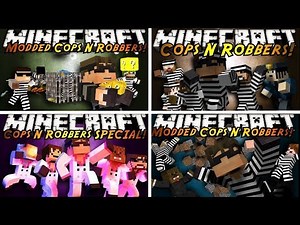 BEST OF COPS N ROBBERS! w/ SkyDoesMinecraft