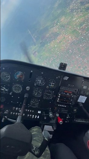 Dangerous Flight ⛔️Cessna 172 spin and spin recovery #piloteyes #cessna #pilot #spin#stall