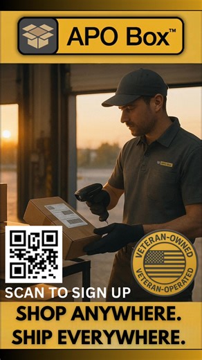 Monday mornings mean mission mode. 💪 While the world hits snooze, APO Box is already moving your weekend orders — scanned, sorted, and shipped out fast. From sunrise to sunset, we’ve got your six. 🌎📦 ✅ Sign up today at APOBox.com — your U.S. address, anywhere in the world. #APOBox #ShopAnywhereShipEverywhere #VeteranOwned #MilitaryLife #MissionReady #OrderFulfillment #OverseasShipping #APO #FPO #DPO #Logistics #GlobalDelivery #MondayMotivation #VeteranOperated | APO Box