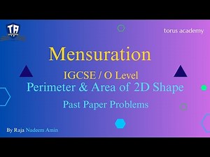 002 || Mensuration || Torus Academy