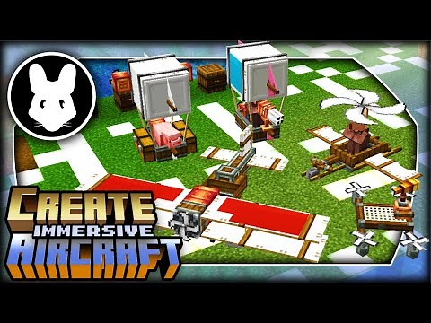 Create Immersive Aircrafts! Minecraft 1.20+ Bit-By-Bit