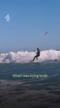 Kitesurfer, Cohan Van Dijk tries something new as he rides at incredible speed #ForceOfNature