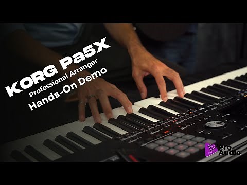 KORG Pa5X Professional Arranger | Hands-On Demo & Feature Tour