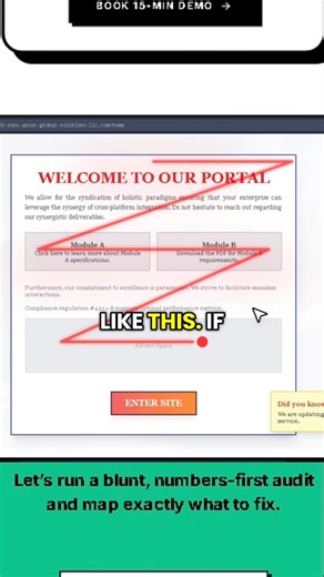 Be honest… does your website pass this? Clarity. Proof. Direction. Comment your business type (roofing, cleaning, dental, etc.) and I’ll tell you what your homepage should say. | Quick Launch Web